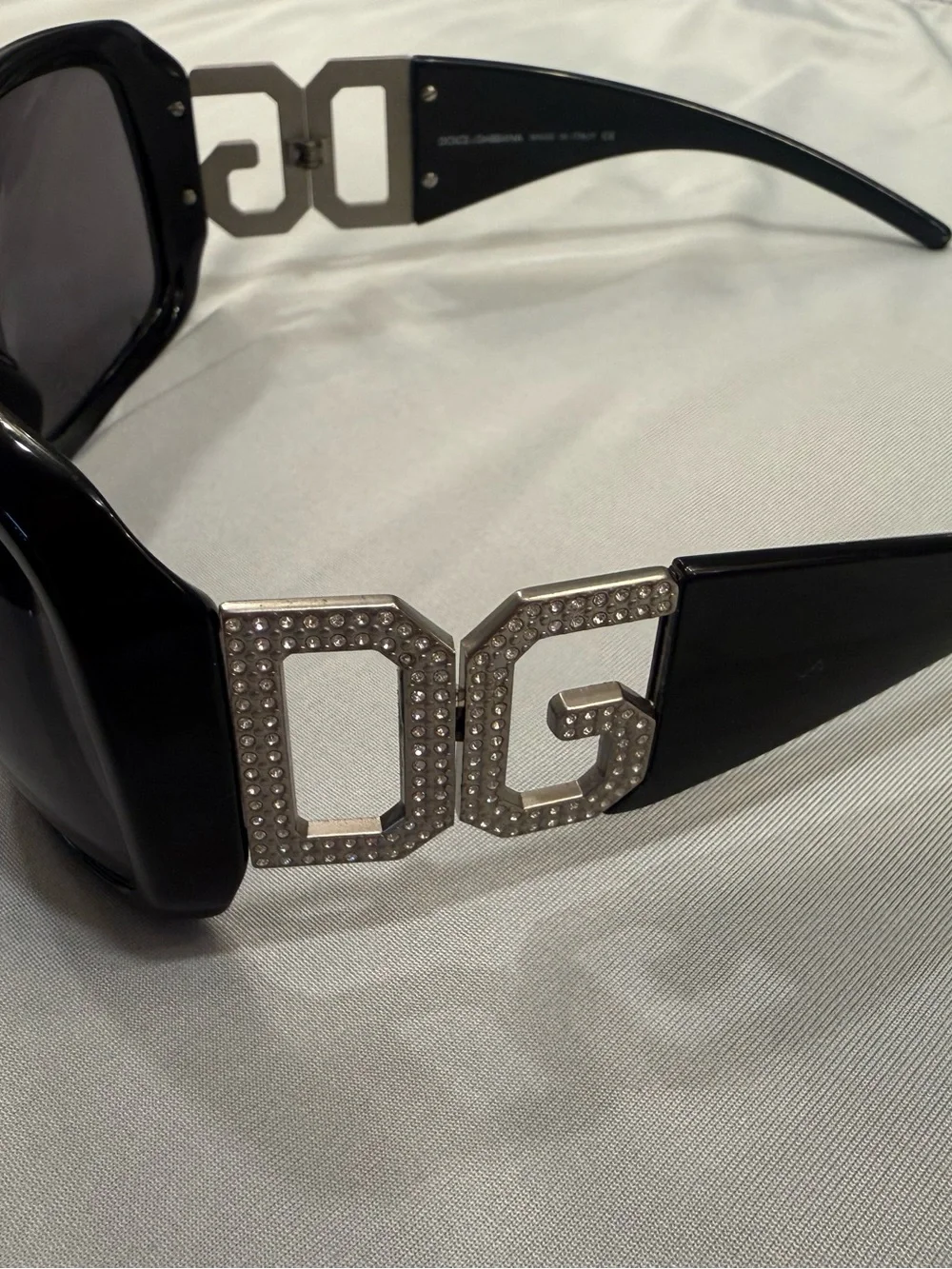 Dolce & Gabbana Crystal-Embellished Black Women's Sunglasses